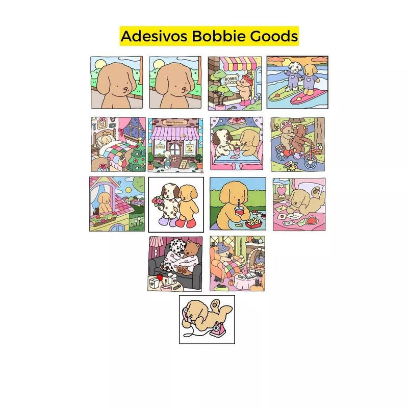 15 Adesivos Bobbie Goods - Camcol