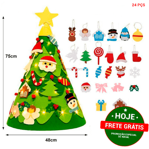 Árvore de Natal Montessori - Monte Você Mesmo! - Minha loja