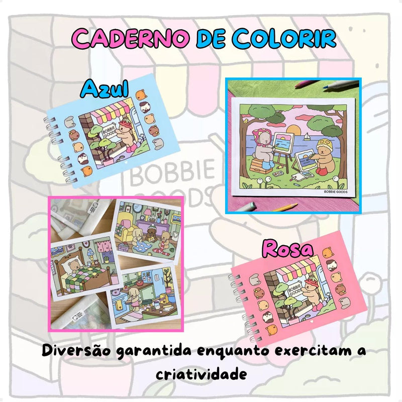 Kit Livro Bobbie Goods Capa Dura + 60 Canetas Touch - Camcol