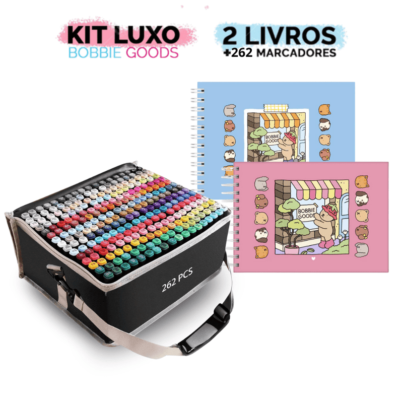 Kit Livro Bobbie Goods Original + Canetas Touch - Camcol