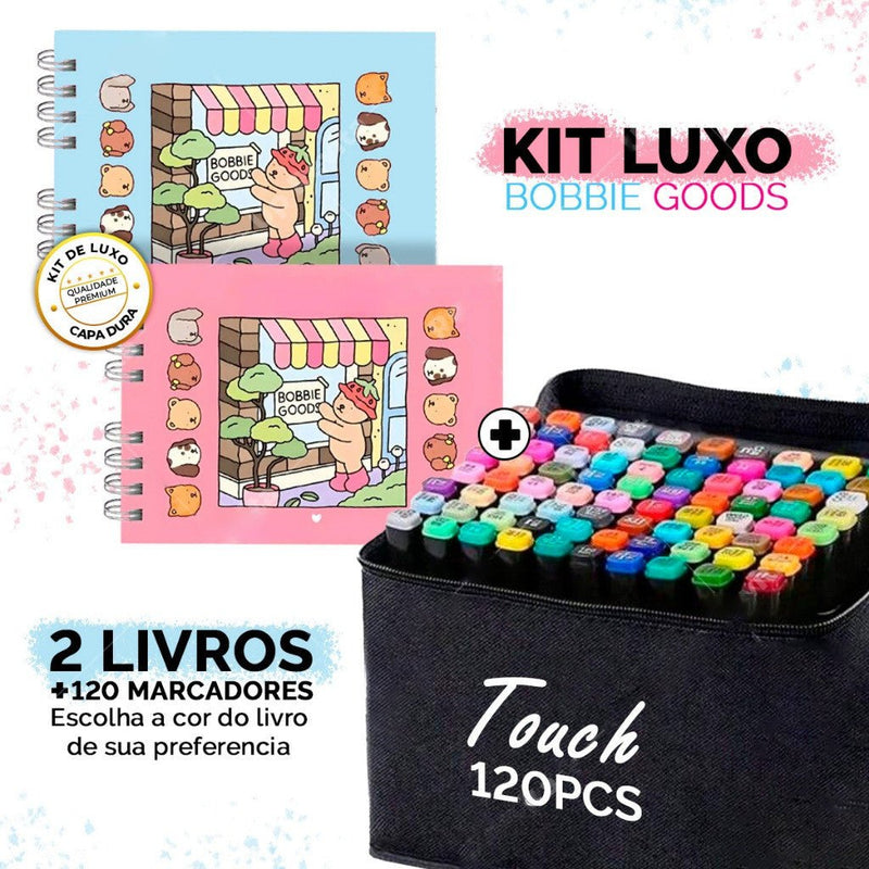 Kit Livro Bobbie Goods Original + Canetas Touch - Camcol
