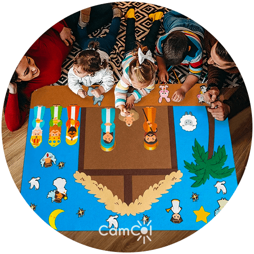 Mural Criativo Cristão 2 em 1 - Diversão Aprendendo Histórias Bíblicas! - Minha loja